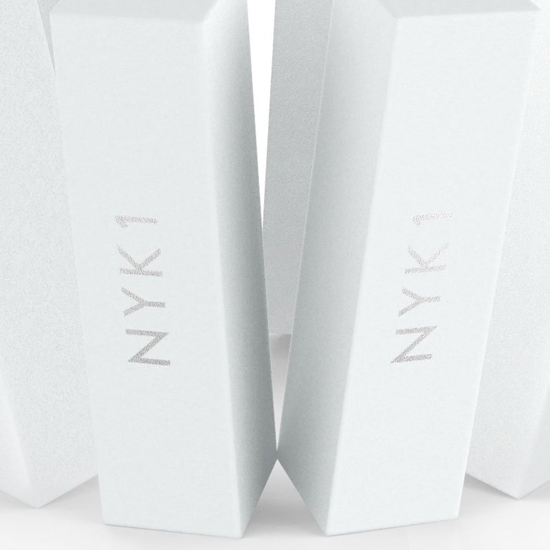 NYK1 White Nail Buffer Sanding Block - (Pack of 10) NYK1 Professional Salon Quality Grit Nail Buffer File for Sanding, Filing Natural, Shellac or Acrylic Gel Nails - Image 4